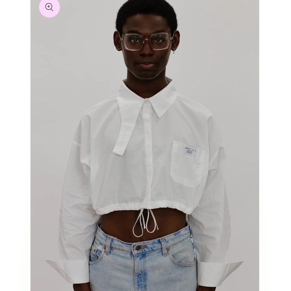 Women's White Button Down Shirt